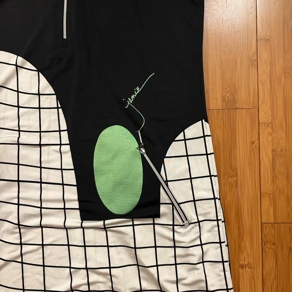 Jamie Sadock Womens Grid Sleeveless Golf Dress - Picture 4 of 7